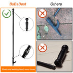 Bsbsbest Fire Poker For Fire Pit, 46 Inch Extra Long Portable Campfire Poker For Fireplace, Camping, Wood Stove, Outdoor And Ind