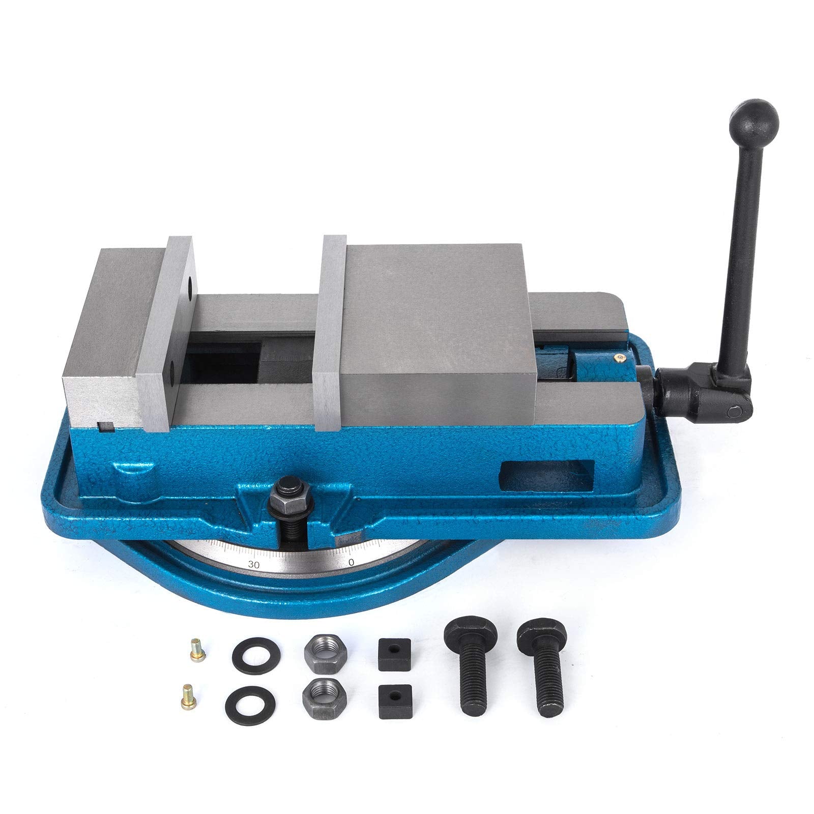 VEVOR 5 Inch ACCU Lock Down Vise Precision Milling Vice 5 Inch Jaw Width Drill Press Vise Milling Drilling Machine Bench Clamp C