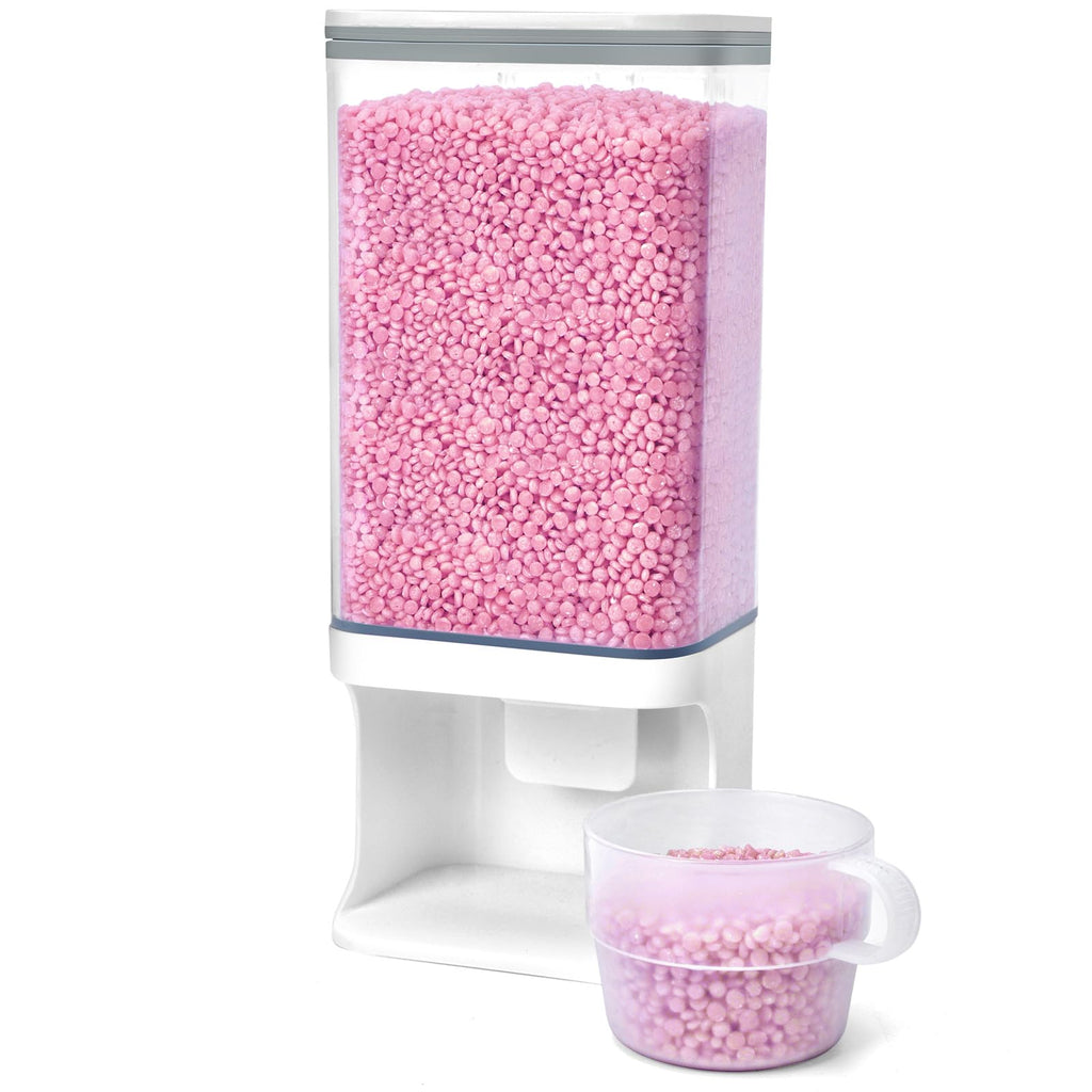 Conworld Laundry Detergent Dispenser, Wall Mounted Laundry Beads Dispenser for Scent Booster Beads, Stain Remover Powder, Bath S