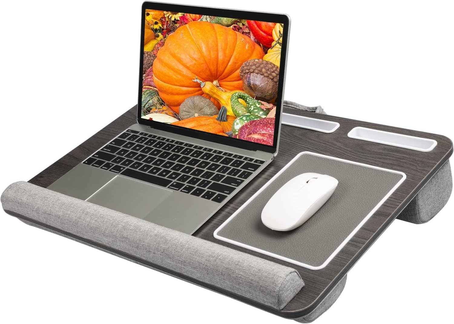 Huanuo Lap Desk - Fits Up To 17 Inches Laptop Desk, Built In Wrist Pad For Notebook, Macbook, Tablet, Lap Laptop Desk With Table