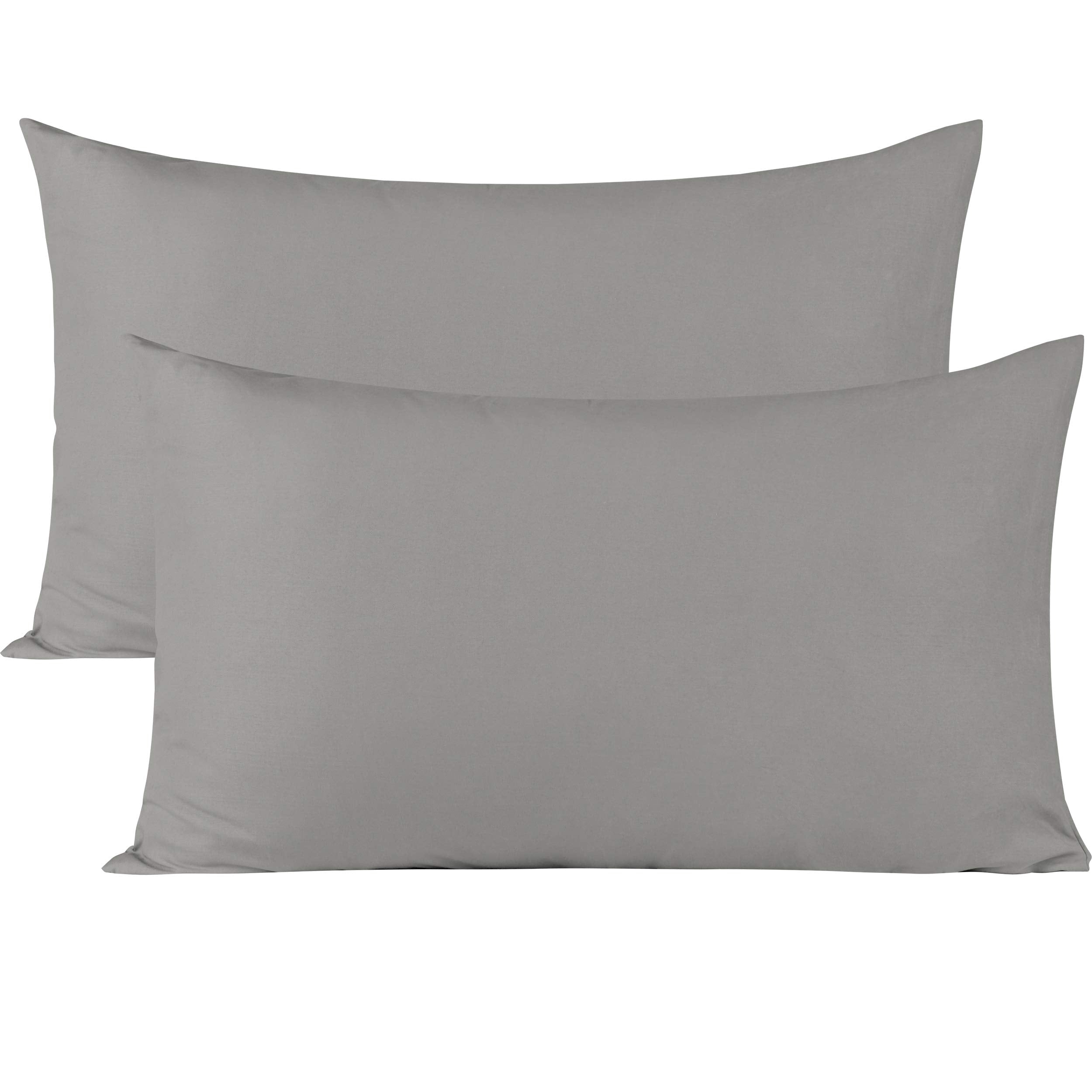 Bedsum Microfiber Standard Pillowcases Set Of 2, Soft Wrinkle Resistant And Easy Care Pillow Cases With Envelope Closure For Kid