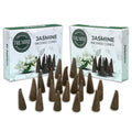 Jasmine Incense Cones - Total 20 Cone Incense - Dual Pack of 10 Insence Cones - Incense Cones Scented - Cone Incense Scents - In