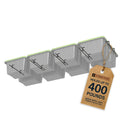 StoreYourBoard Ceiling Tote Storage Rails, Capacity for 8 Bins, Hold 400 lb