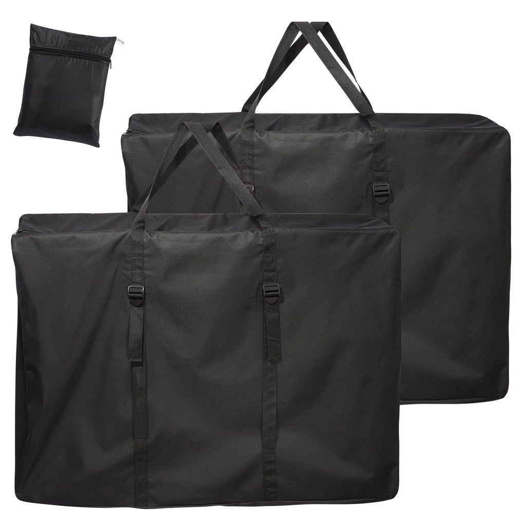 Extra Large Outside Folding Chair Storage Bag With Zipper And Handles, 600D Folding Chair Carry Bag For Zero Gravity Chair Cover, Portable Folding Lounge Chair Carrying Bags, 43' L X 11' W X 29' H