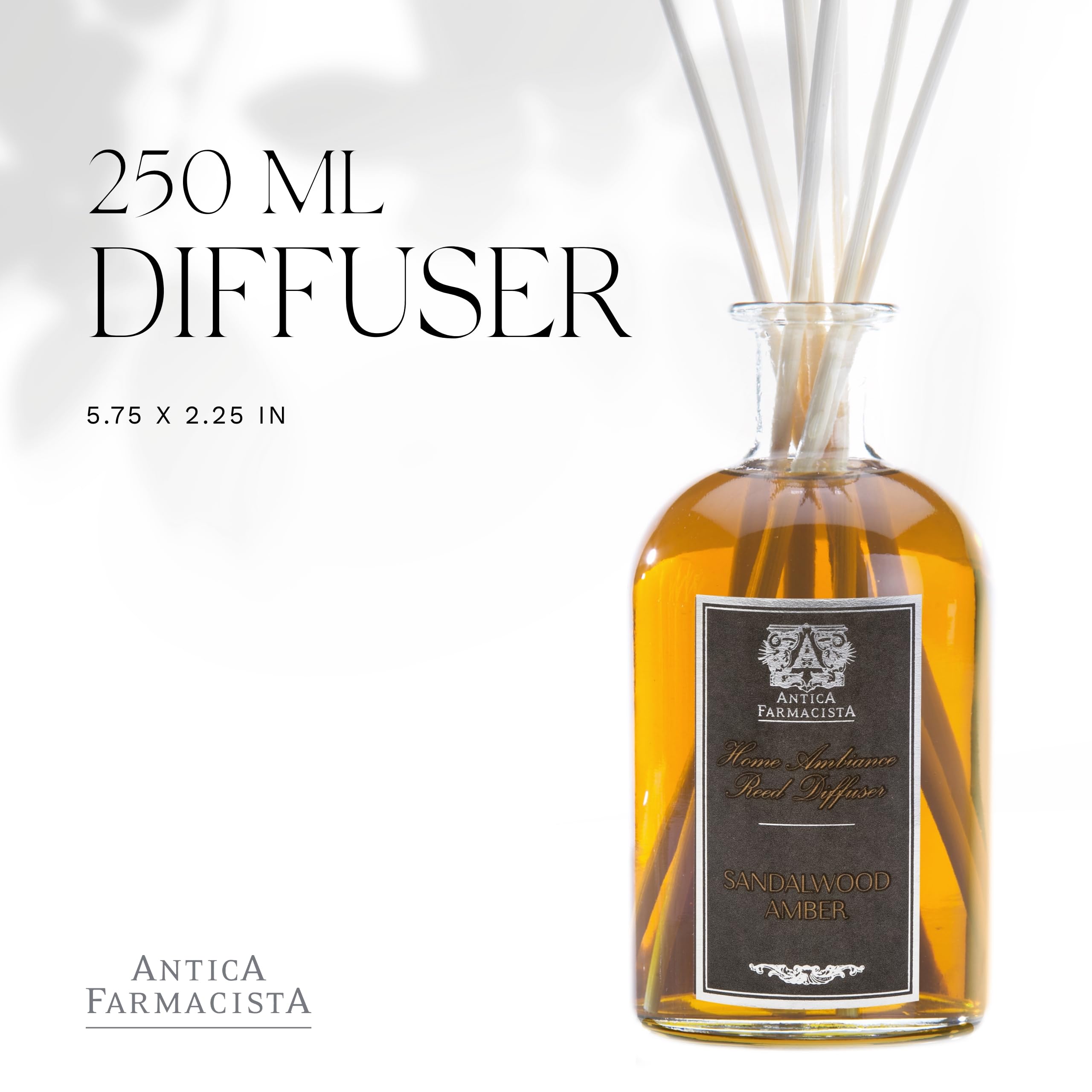 Antica Farmacista Home Ambiance Diffuser, Sandalwood Amber, 8.45 Fl Oz