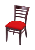 Holland Bar Stool Co. 3140 18 Chair with Dark Cherry Finish and Canter Red Seat