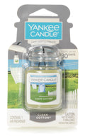Yankee Candle Car Air Fresheners, Hanging Car Jar Ultimate, Neutralizes Odors Up To 30 Days, Clean Cotton, 0.96 OZ (Pack of 1)
