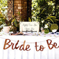 AMFIN Bride to Be Banner  Rose Gold / Bride to Be Banner for Decoration  Rose Gold