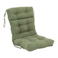 Blazing Needles 20 42-inch Twill Seat/Back Tufted Chair Cushion, 20 x 42, Sage
