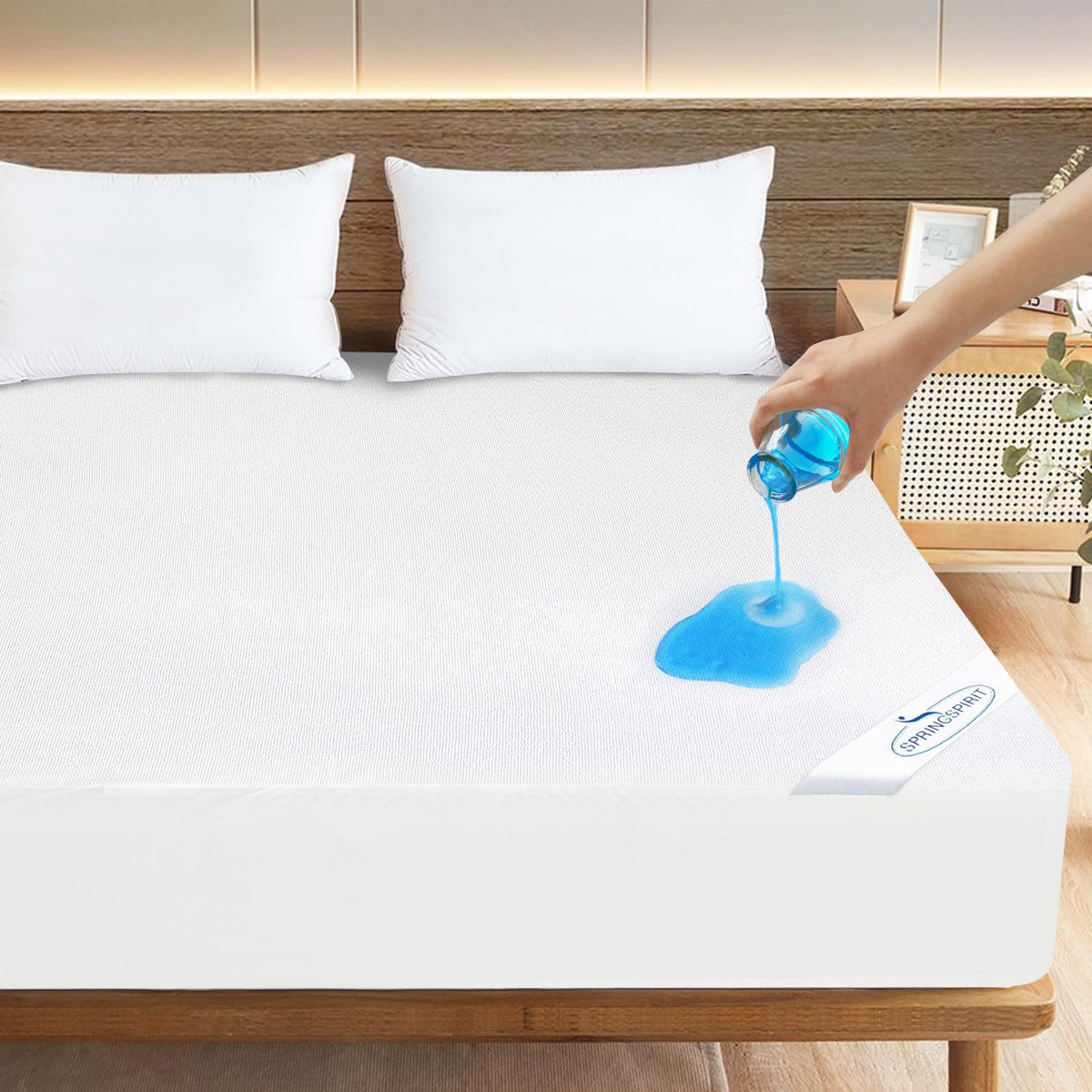Queen Sofa Bed Terry Mattress Protector Pad Cover 100% Waterproof And Breathable Queen Sleeper Sofa Mattress Topper Sheet Fitted
