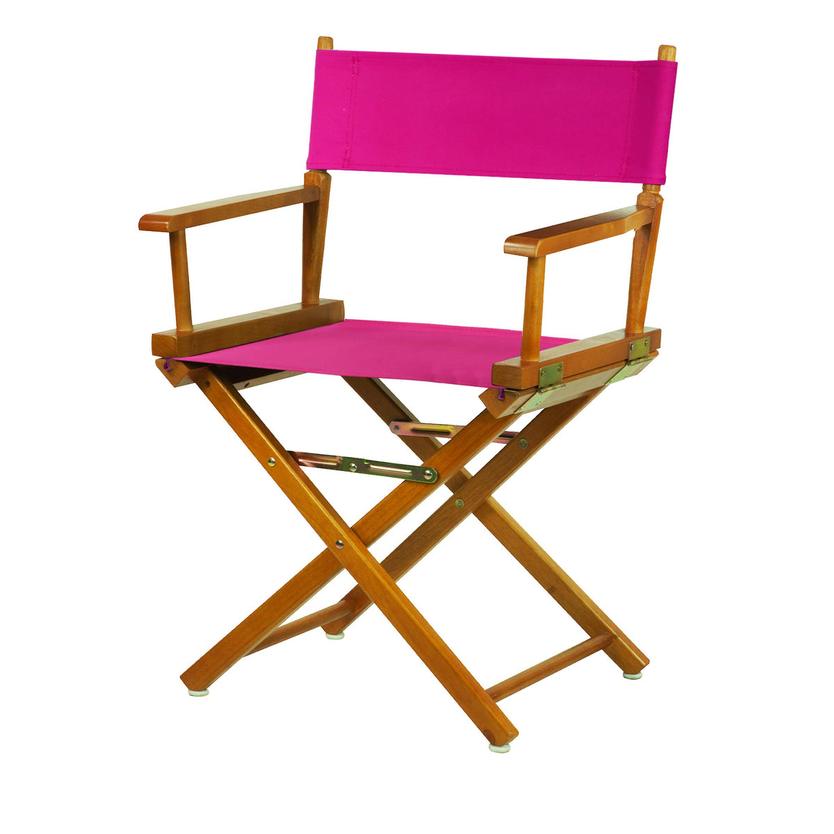 Casual Home 200-55/021-30 18&quot; Honey Oak Frame-Magenta Canvas Director Chair Classic Height, Oakframe