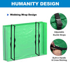 Ticonn Mattress Bags For Moving, Full Xl Mattress Cover For Moving, Heavy Duty, Full-Around Handle With Adjustable Buckles, Mattress Storage Bag & Moving Supplies (Green, Full Xl)