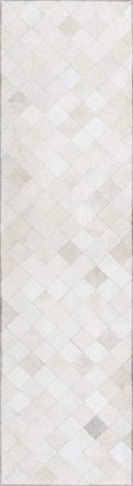 Addison Rugs Laredo Alr32 Ivory 2'3" X 7'6" Indoor Outdoor Hallway Runner Rug, Stain Resistant Washable Kitchen Area Carpet For Bathroom, Entry, Patio, Laundry And Bedroom Rug