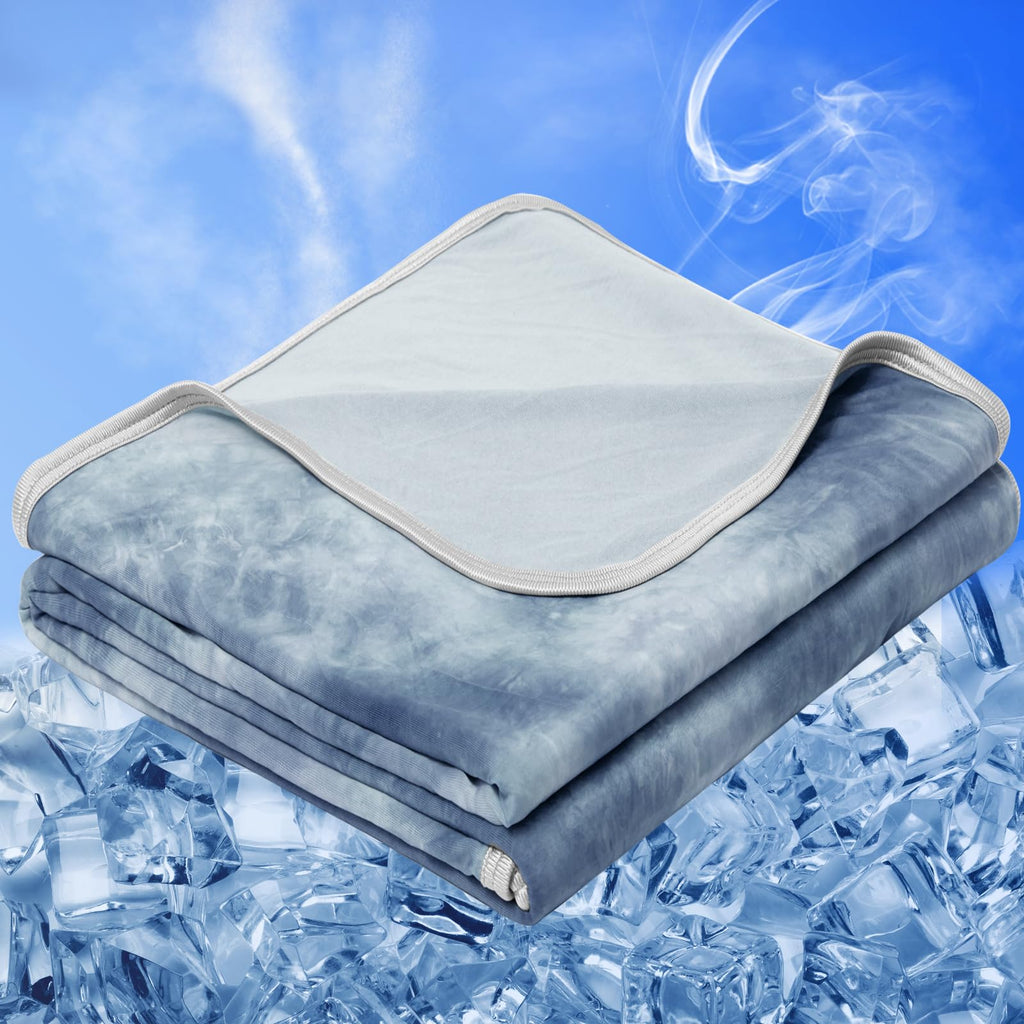 Inhand Cooling Blanket King Size, Summer Blankets For Hot Sleepers & Night Sweat, Thin Blanket Cold Cool Lightweight Cooling Bla