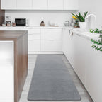 Softlife Washable Runner Rug For Bedroom Living Room Rug, 2X6 Grey Soft Fluffy Hallway Runner Rug, Non-Slip Indoor Carpet For Ki