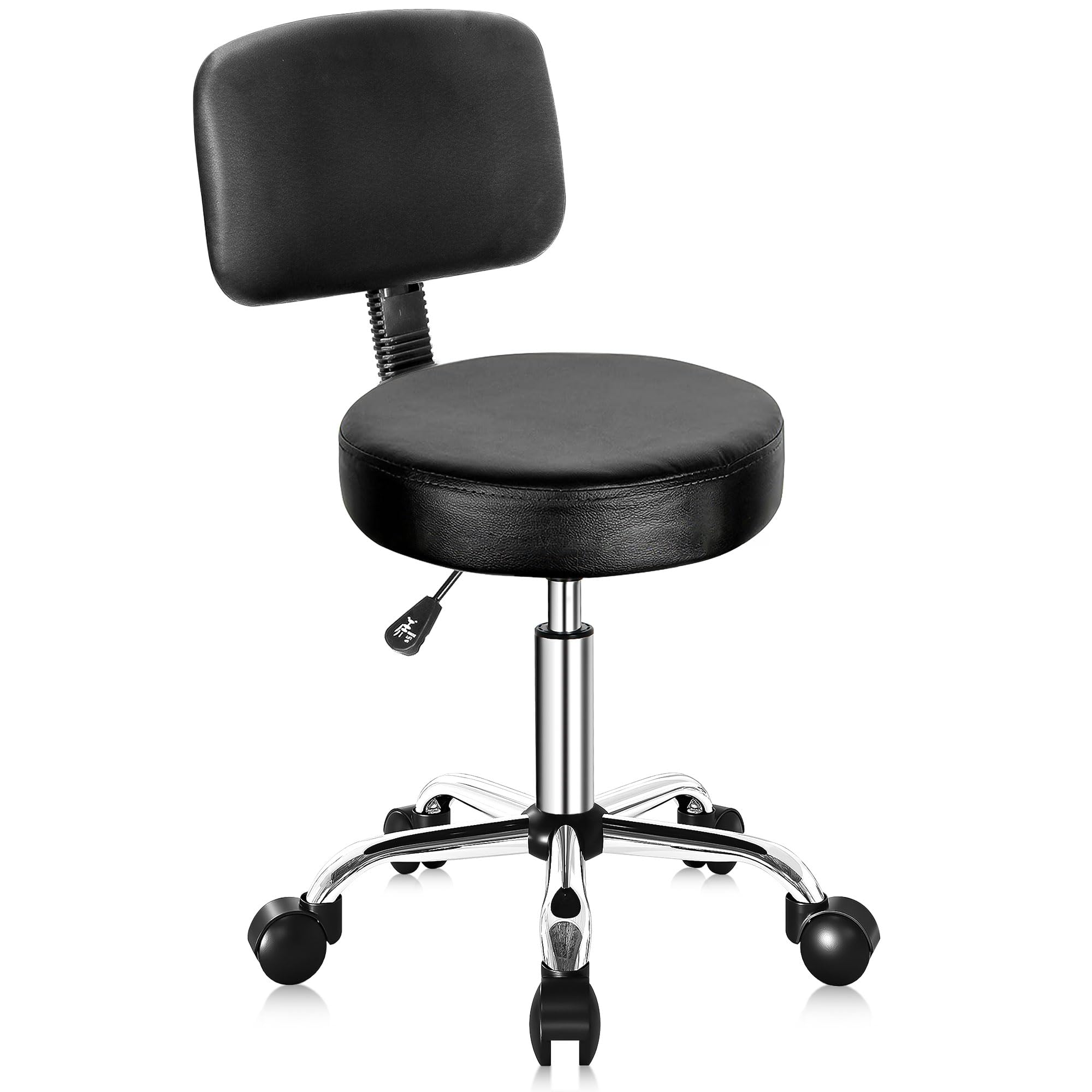 Nova Microdermabrasion Rolling Stool Chair Adjustable Salon Stool PU Leather Pedicure Tattoo Office Massage Spa Stools Chair