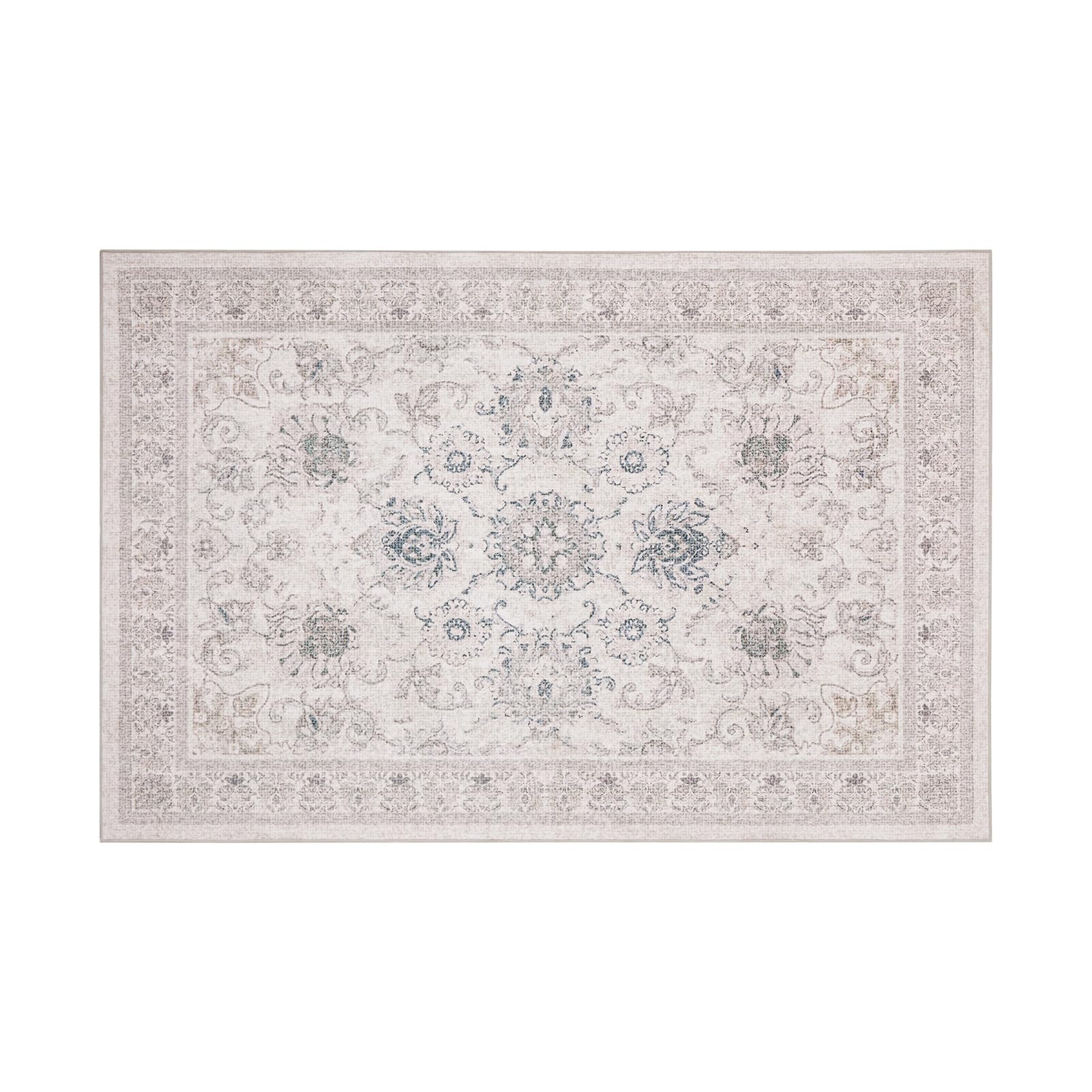 Phantoscope Vintage Collection Area Rug 6'X9' - Large Living Room Rug - Washable Rug Boho Rugs Non-Slip For Bedroom Dining Room,