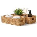 Toilet Paper Storage Basket for Bathroom Wicker Toilet Tank Basket Set of 2
