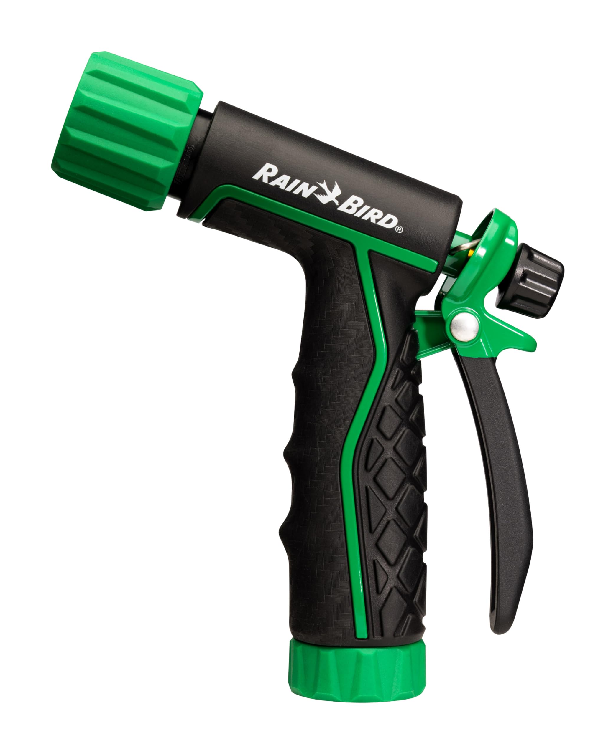 Rain Bird Trnzladjrt Garden Hose Nozzle Sprayer, Adjustable Pattern For Watering Plants, Washing Cars, Cleaning Driveway & Patio