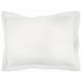 Rizzy Home | BQ4517 | Cotton King Sham | 20"x36" White/Neutral/ Solid