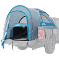 JOYTUTUS Truck Tent with Rainfly 5.5Ft-5.8Ft, Straight Spacious Truck Bed Tent with Sky View Mesh, Waterproof PU2000mm Double La