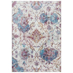 Rizzy Home Alora Decor Morocco 5' X 7' Vine/Diamond Cream/Blue/Rust/Gold Area Rug