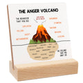 The Anger Volcano Teaching Sign, Gift for Teacher Therapist Parents Counselor, Mental Health Therapy, Motivational Gifts, Mental
