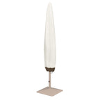 Amazon Basics Outdoor Patio Umbrella Cover, Beige/White, 7' X 23' X 76'