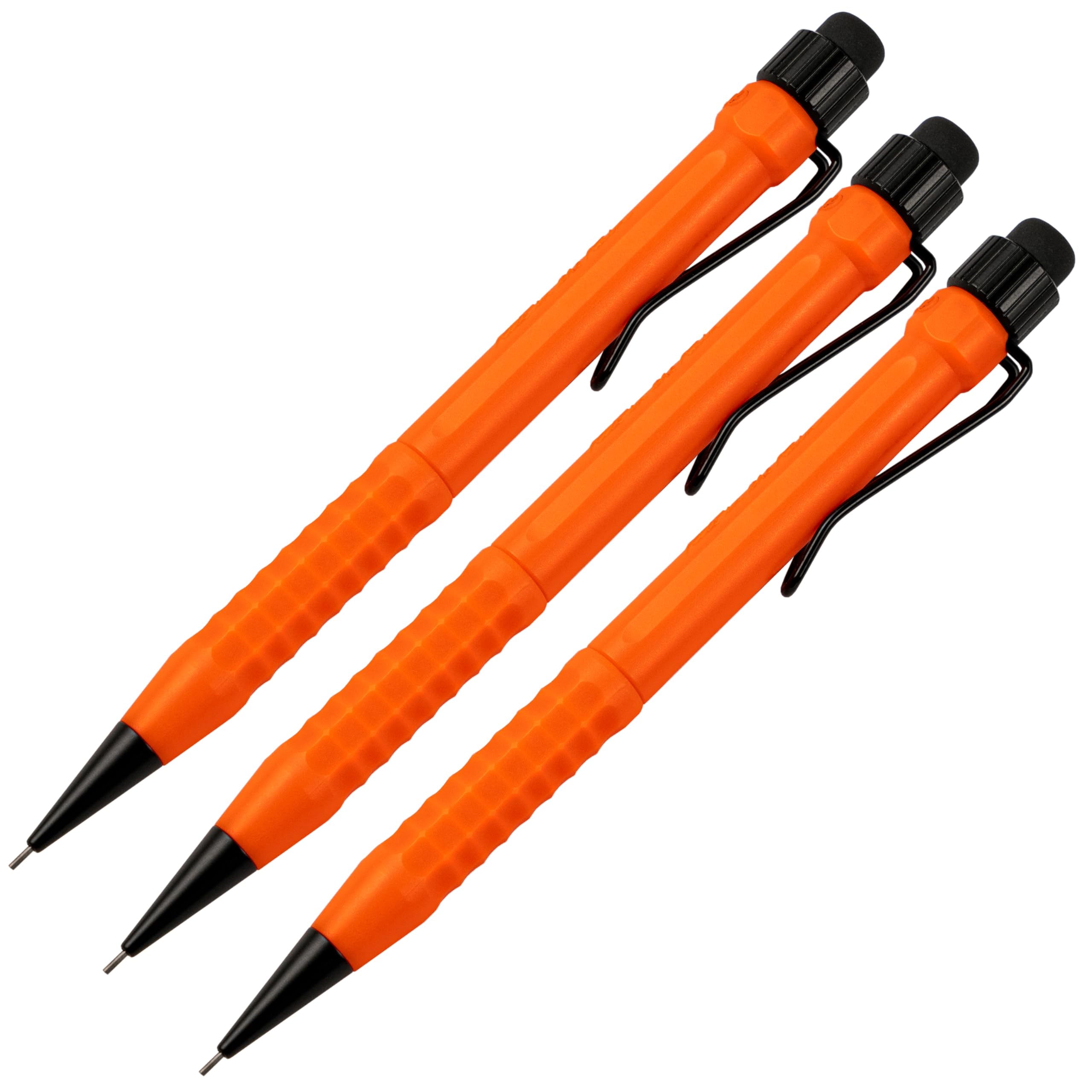Rite In The Rain Weatherproof Mechanical Twist Pencil, Orange Barrel, 0.9Mm Black Lead, 3 Pack (No. Or9-3)