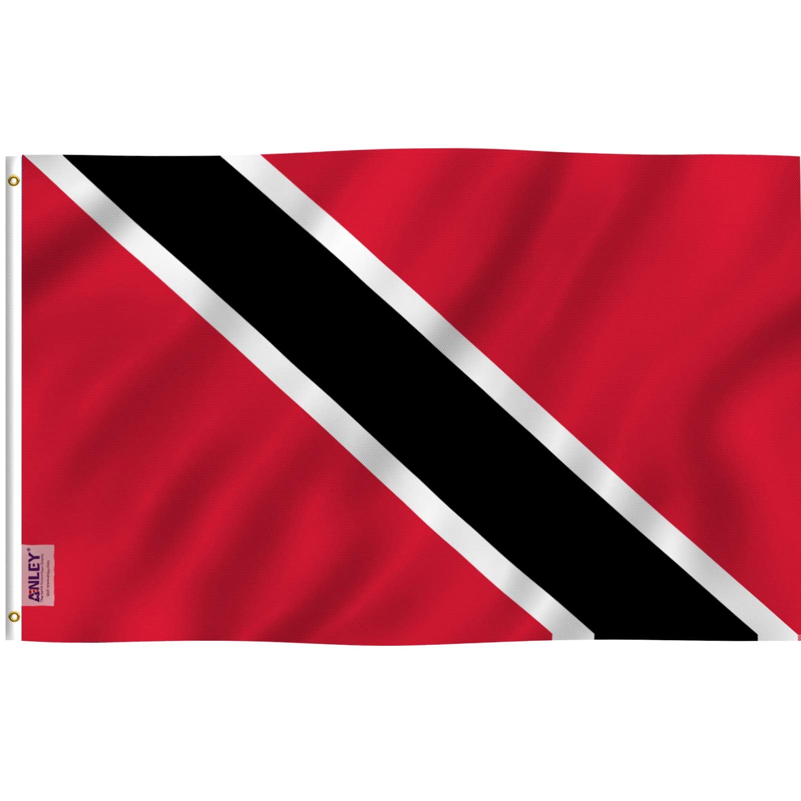 Anley Fly Breeze 3X5 Foot Flag Of Trinidad And Tobago - Vivid Color And Fade Proof - Canvas Header And Double Stitched - Trinida