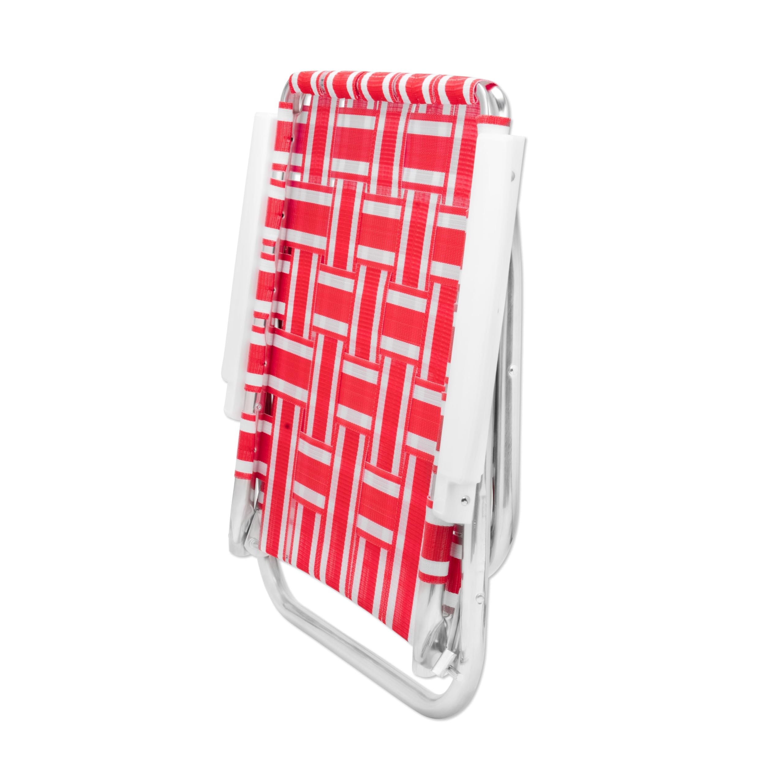 Lawn Chair Usa Red And White Stripe Beach Chair - Lightweight, Durable And Perfect For Beach Lounging