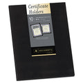 Southworth Certificate Holders, 9 1/2' X 12', Black, Pack Of 10