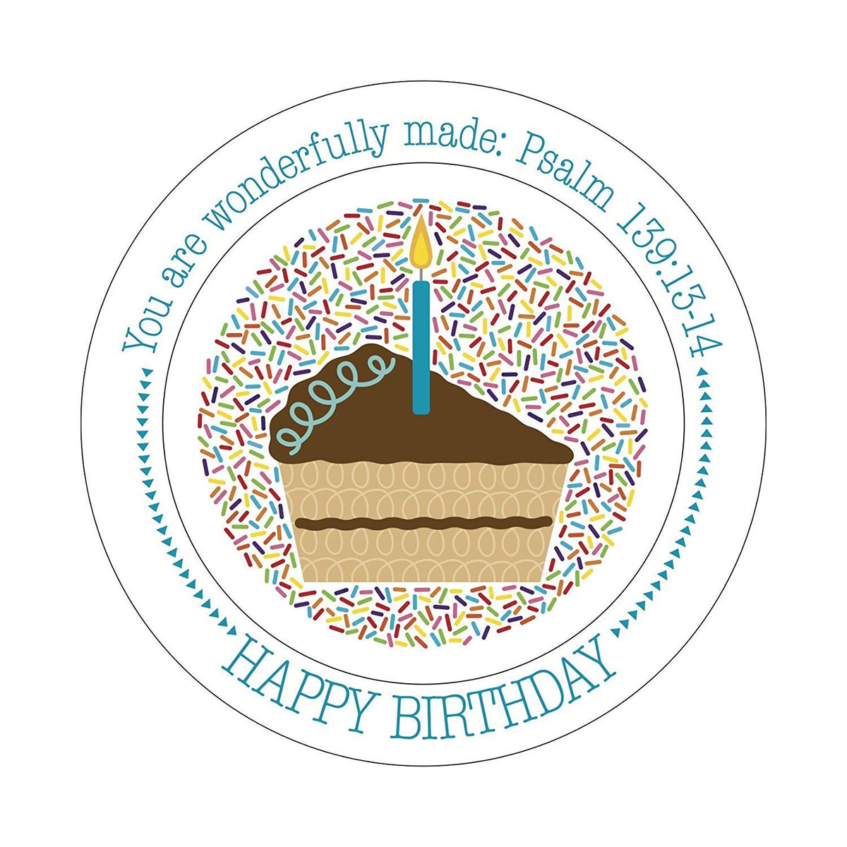 Fruit-Full Kids Wonderfully Made Birthday Plate