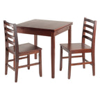 Winsome Pulman Dining, 48.03" W x 29.92" D x 29.29" H, Walnut