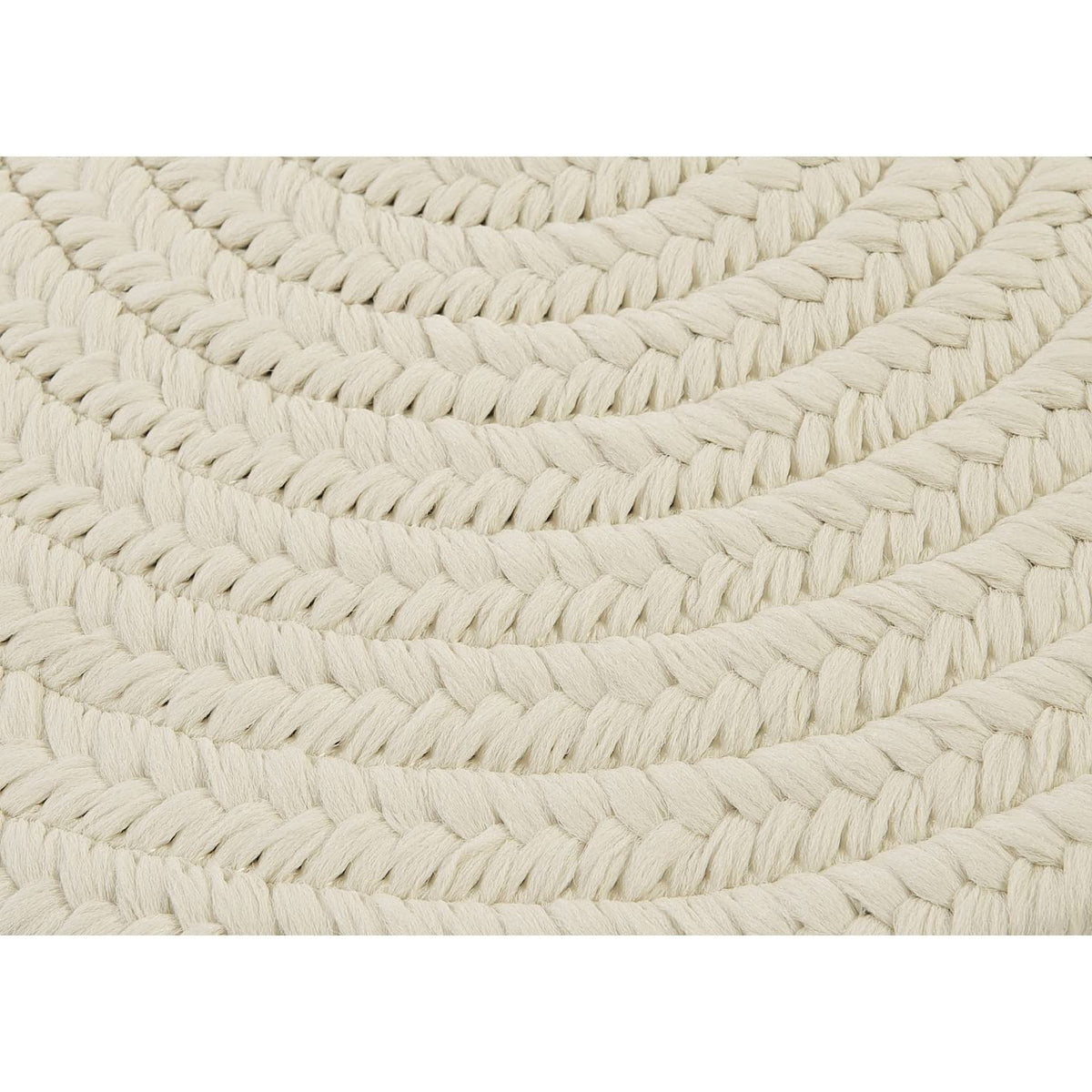 Colonial Mills Boca Braided Doormat, 22&quot; X 34&quot;, White