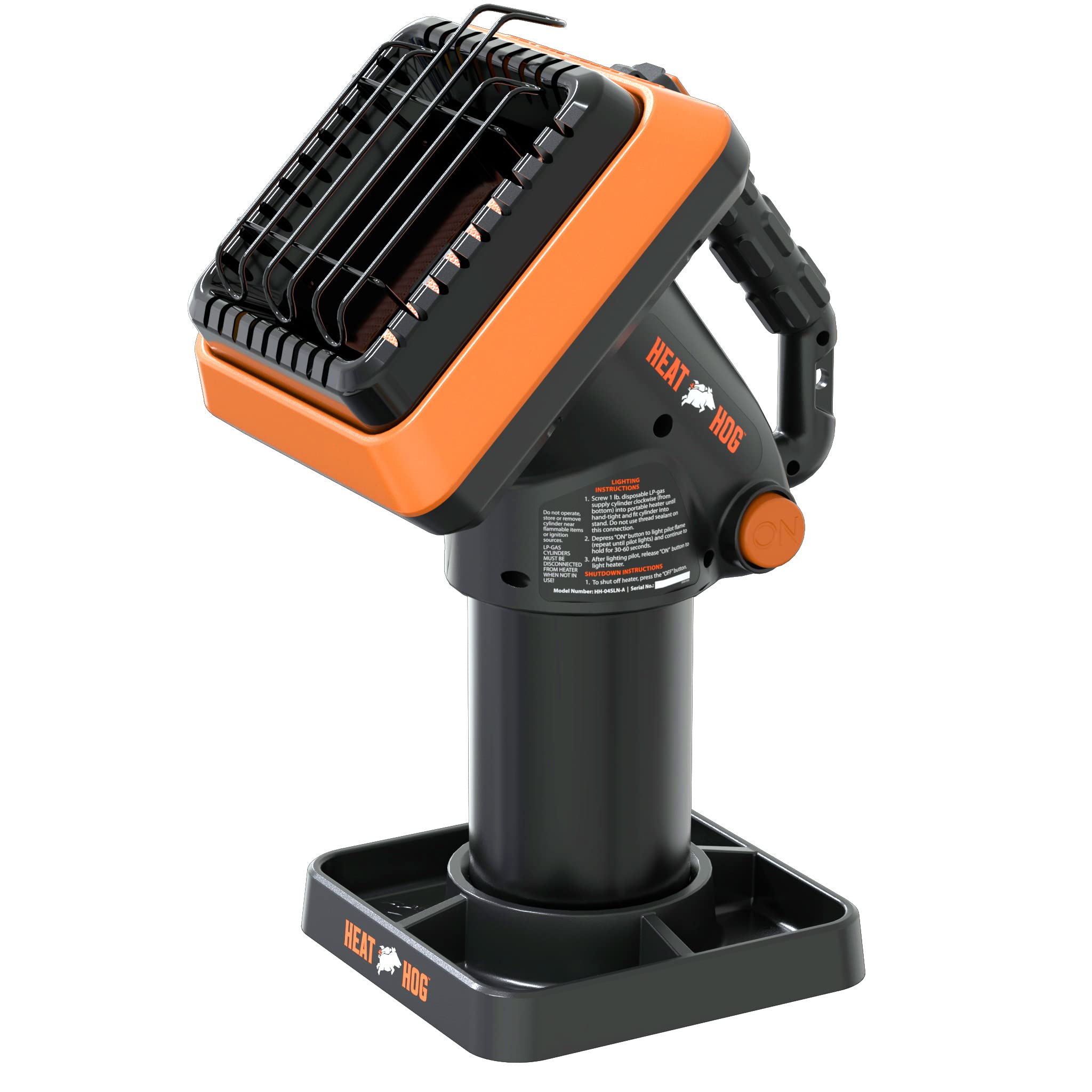 Heat Hog Piglet 4,000 Btu Indoor/Outdoor Portable Propane Heater For Garage, Camping, Hunting, Outdoor Sports, Fishing, Boating