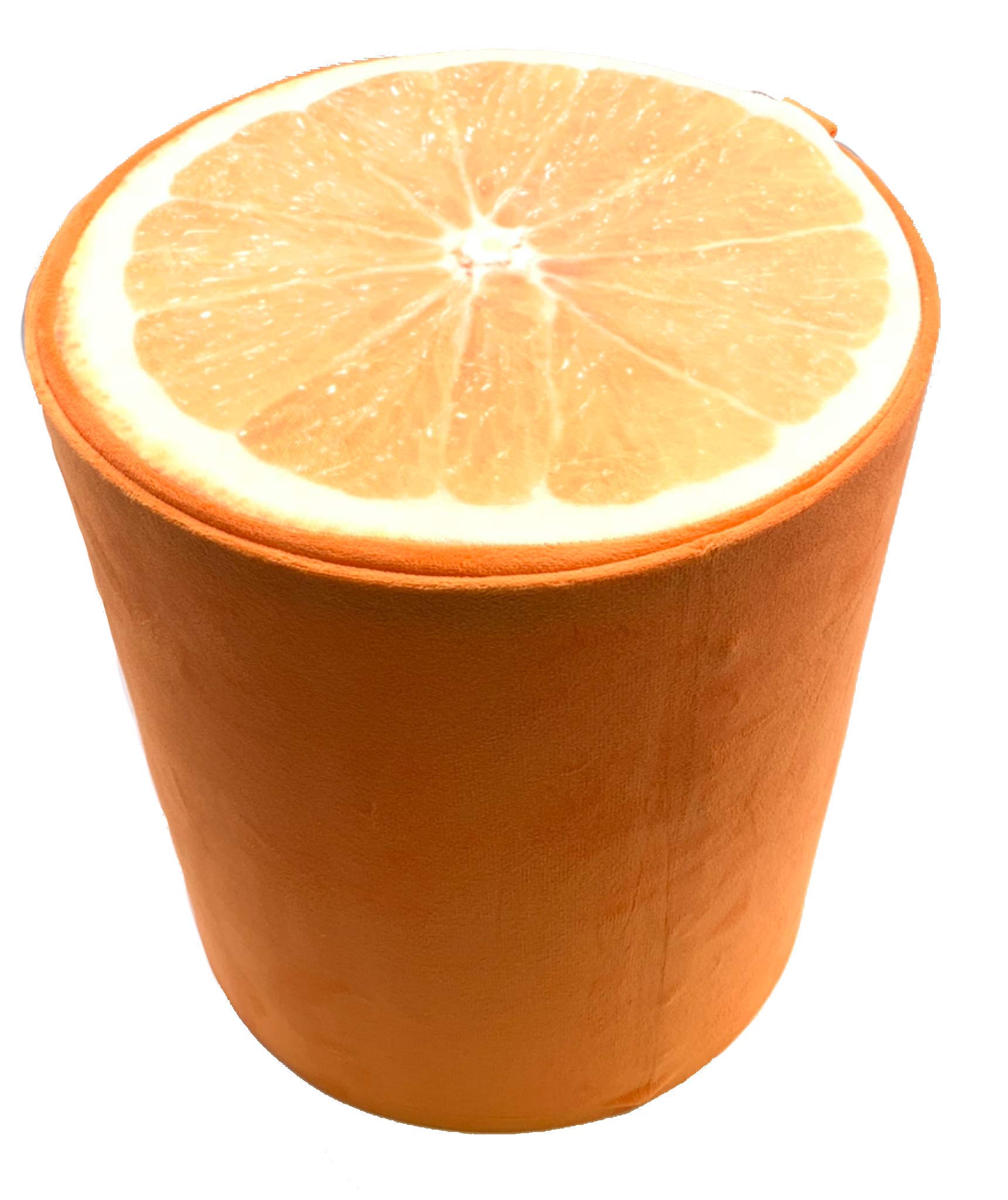 Storl Organizer Storage Stool For Toy And Cloth And Kids Stool (Orange, 12Wx13H)