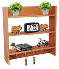 Ofixo Wooden Wall Mounted Shelves With Hooks | Spice Rack | Floor Rack | Organizer | Storage Organiser | Shelf For Kitchen Stora