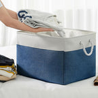 Thewarmhome Organization And Storage Basket For Shelves - Jumbo 3 Pack 20X16X14 Inch Collapsible Storage Bins For Organizing, Ca