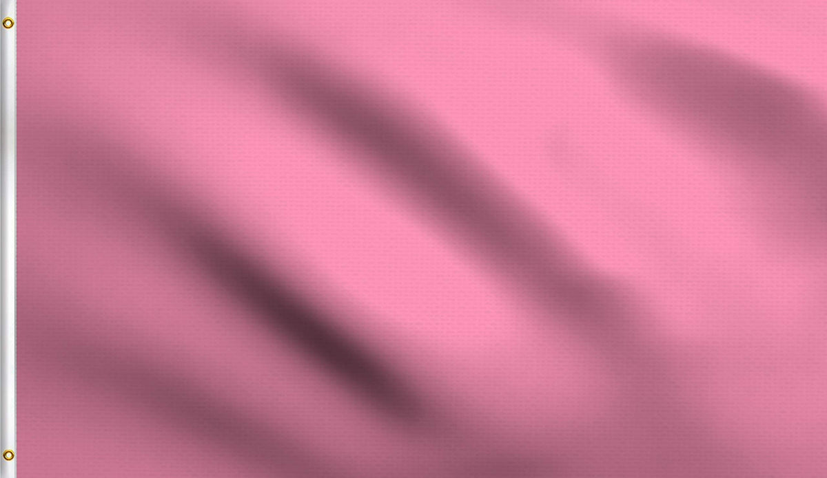 Dmse Solid Blank Flag 3X5 Ft Foot Flag Uv Resistant (3X5 Nylon, Pink)