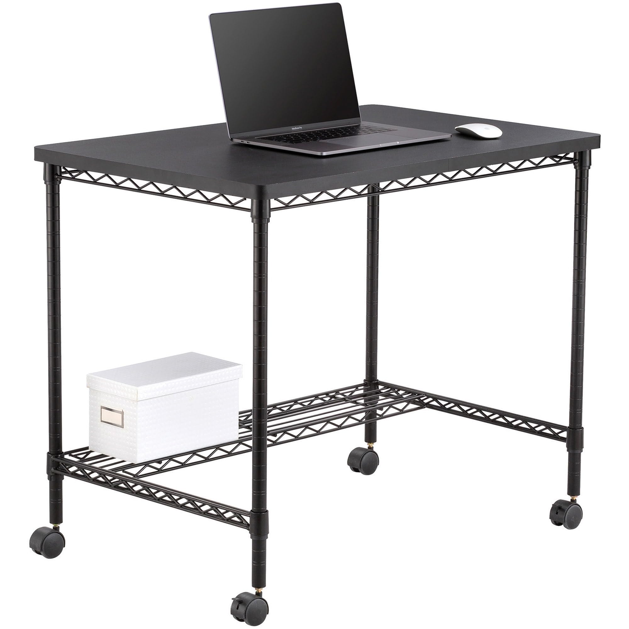 Safco Products 5203BL Mobile Wire Desk - Thumbnail 4