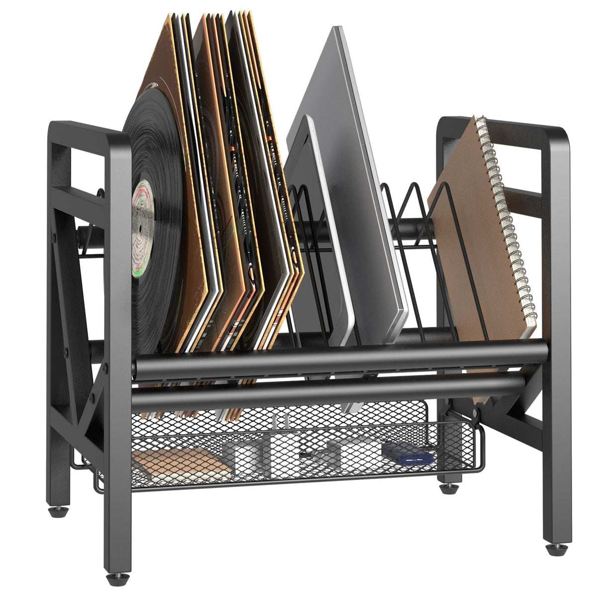 wasoyun Vertical Laptop Stand, Laptop Storage Rack