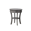 Convenience Concepts Classic Accents Schaffer End Table, Dark Gray Wirebrush