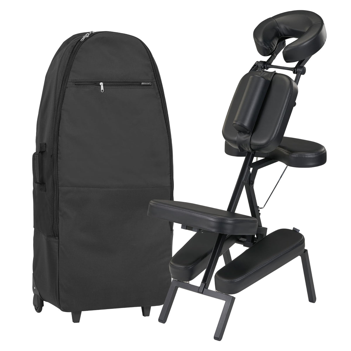 Master Massage Apollo Extra Large Size Portable Massage Chair-Lightweight Aluminum Tattoo Foldable-Sitting Posture Folding Massa