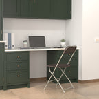 Flash Furniture Hercules Series Plastic Folding Chair - Brown - 6 Pack 650Lb Weight Capacity Comfortable Event Chair-Lightweight Folding Chair