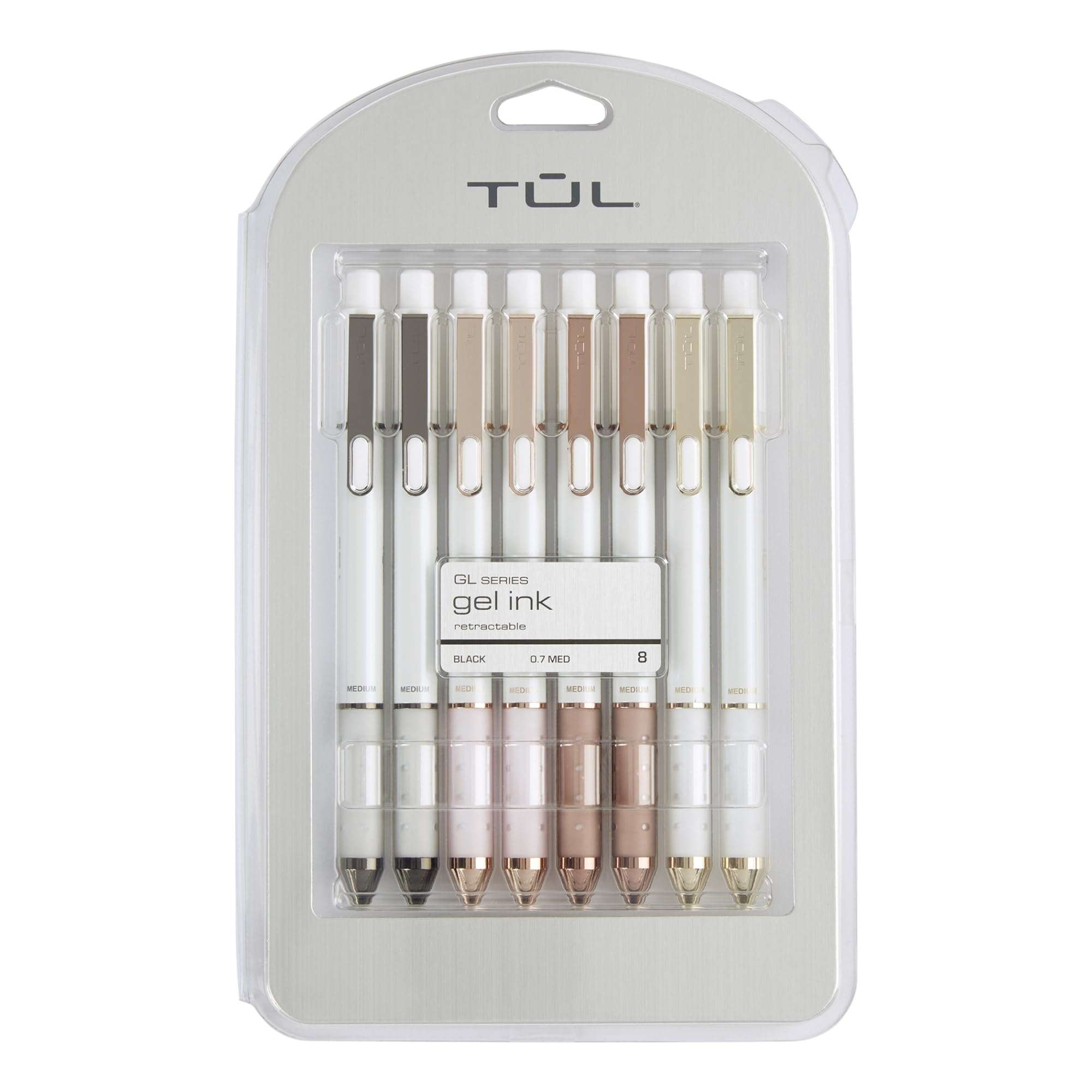 Tul Limited Edition Pearl Sunset Shades Mixed Metal 8 Pack Gel Pens