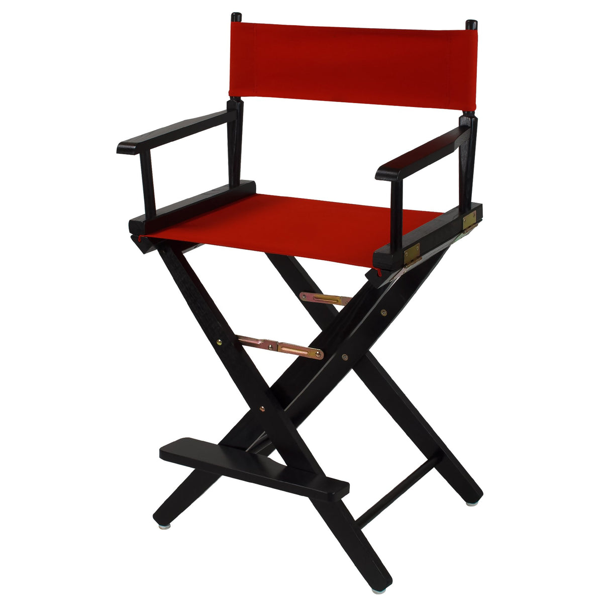 American Trails Extra-Wide Premium 24&quot; Director'S Chair Black Frame With Red Canvas, Counter Height