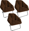 Zenithen Limited Portable Hexagon Folding Soft Dish Chairs, Perfect For Dorm Rooms, Game Rooms, And Living Room, Use For Reading