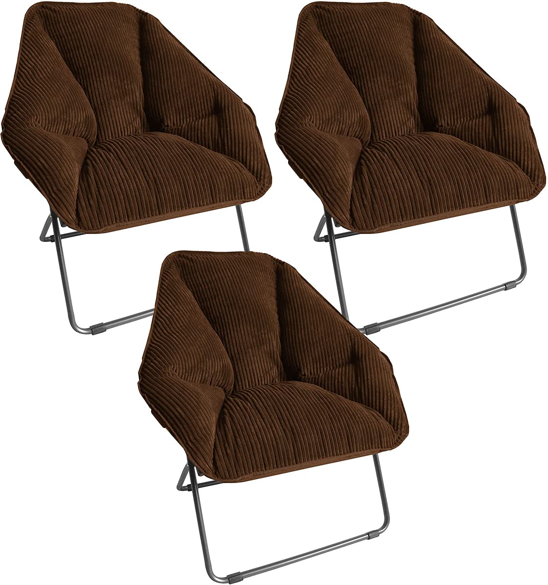 Zenithen Limited Portable Hexagon Folding Soft Dish Chairs, Perfect For Dorm Rooms, Game Rooms, And Living Room, Use For Reading