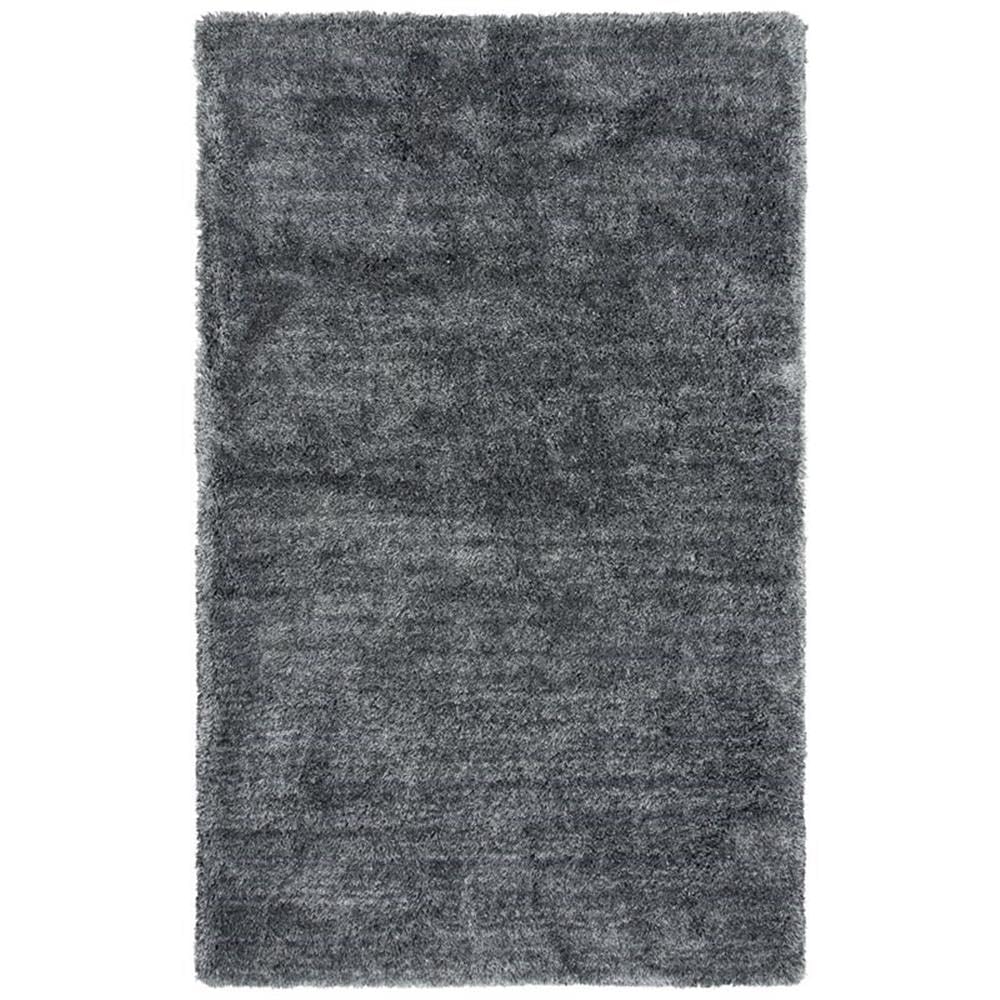 Rizzy Home Alora Decor Oregon 7'6"X9'6" Solid Shag Gray/Tone On Tone Tufted Area Rug